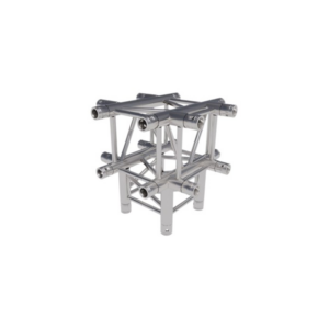 HOFKON 290-4 | 4-Punkt Traverse | 90° Ecke 5-Wege C55 | Silber
